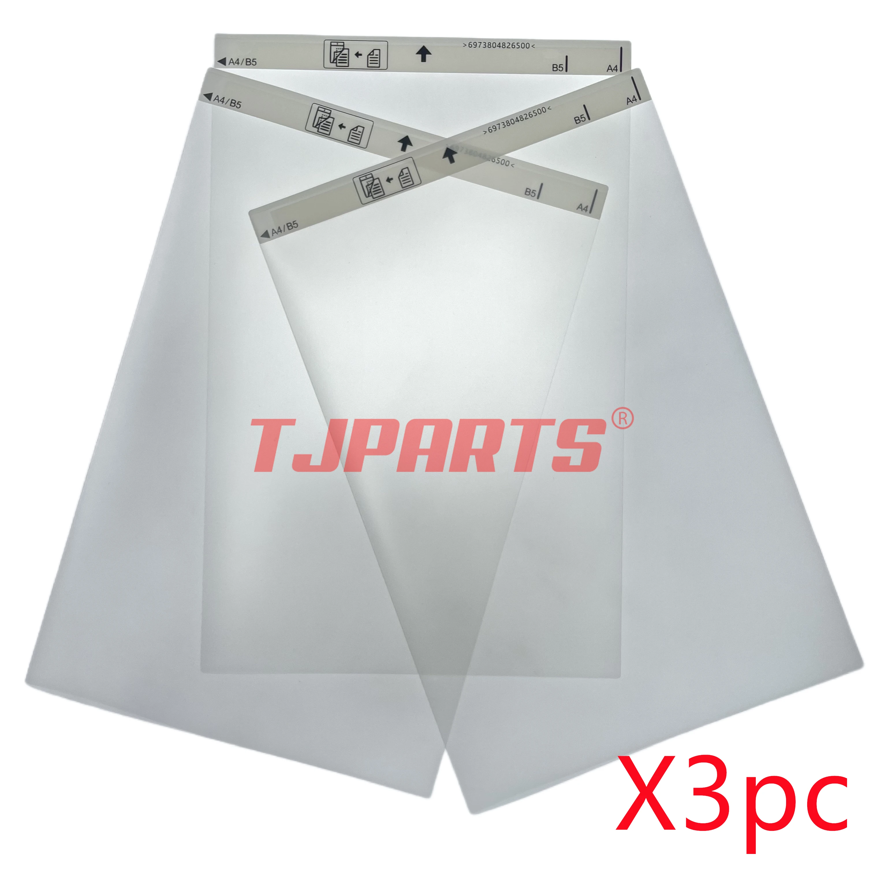 3pc X B12B819451 Carrier Sheets for Epson Portable Scanners Scan Damaged Torn Wrinkled Flimsy Folded Fragile Paper Photo Picture