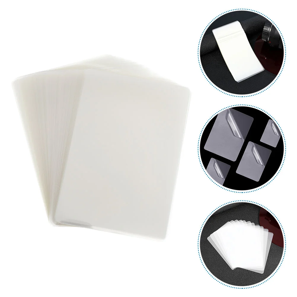 

100 Sheets Laminated Film Vinyl Sticker Paper Small Laminating Pouches