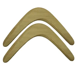 Beginner Handmade Wooden Wood Boomerang Outdoor Toy UFO Throw and Catch Flying Disc Family Game Fun Sport for Kids Adults
