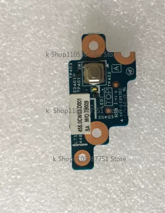 original FOR Lenovo thinkpad T580 P52S Laptop switch on/off power bottom board LTS-2 POWER BD free shipping