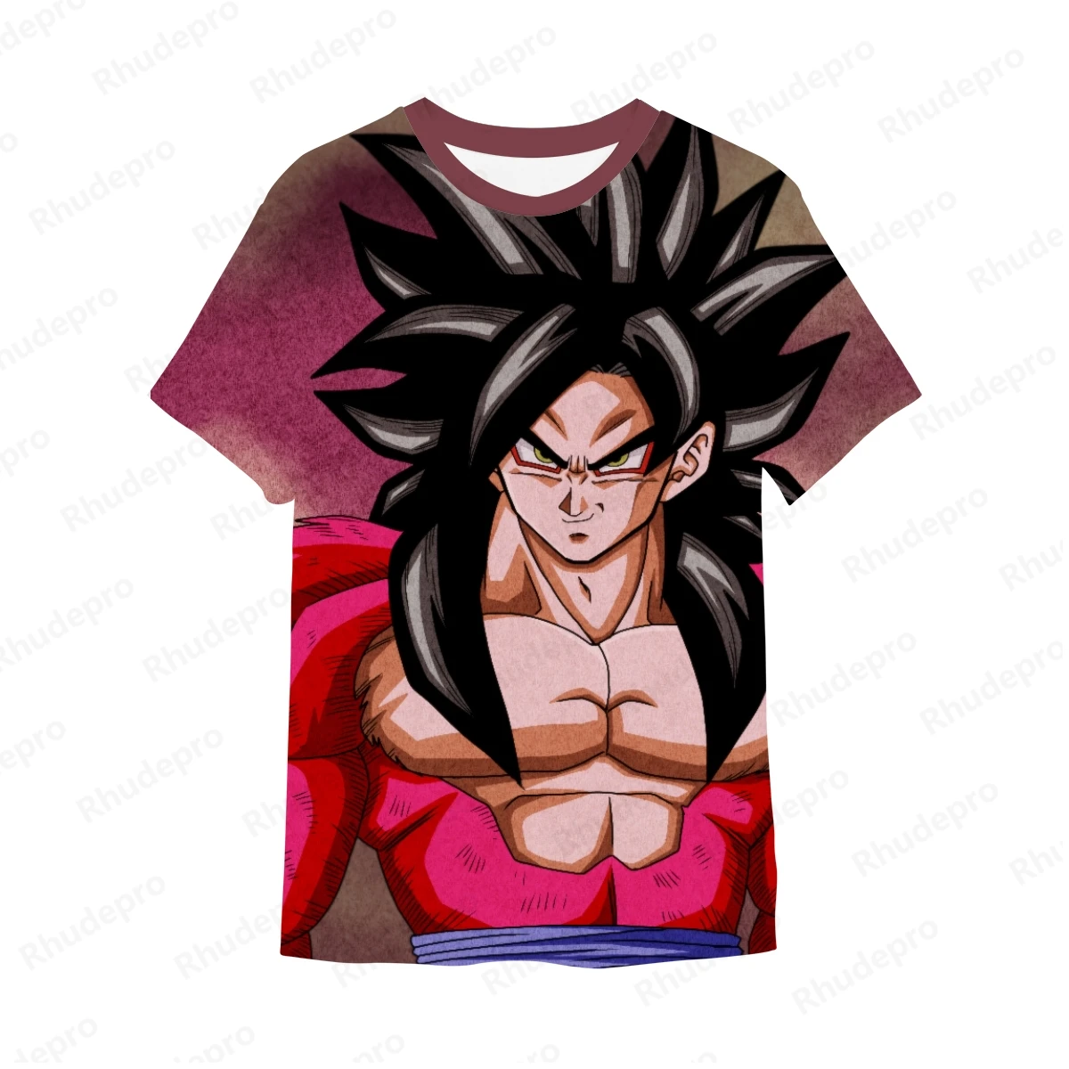 Camiseta de Dragon ball Z para hombre y mujer, camisa con estampado 3D de Anime, Cosplay de Goku, de calle, Unisex, de gran tamaño, novedad de 2024