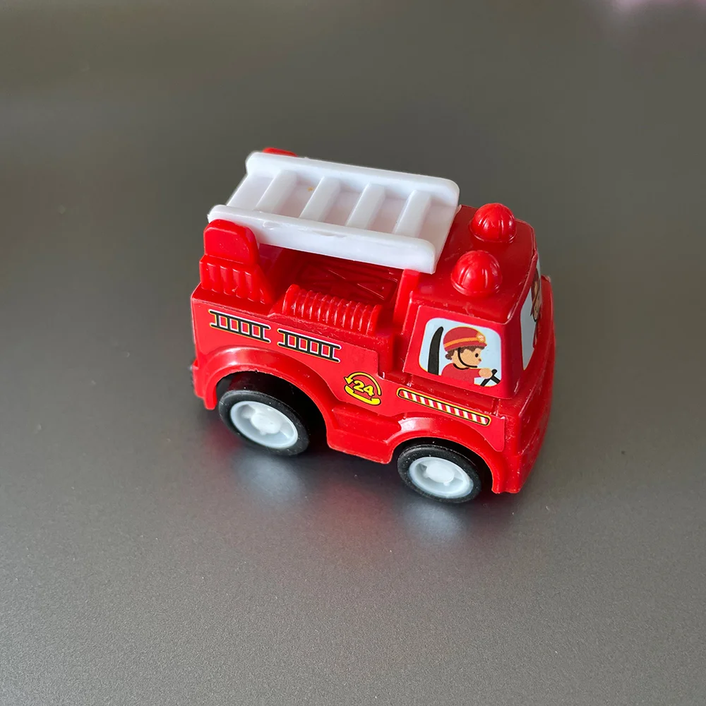 6pcs/Set Fire Truck Gift Bags for Kids Fireman Birthday Favors Children Treat Fire Theme Party Supplies