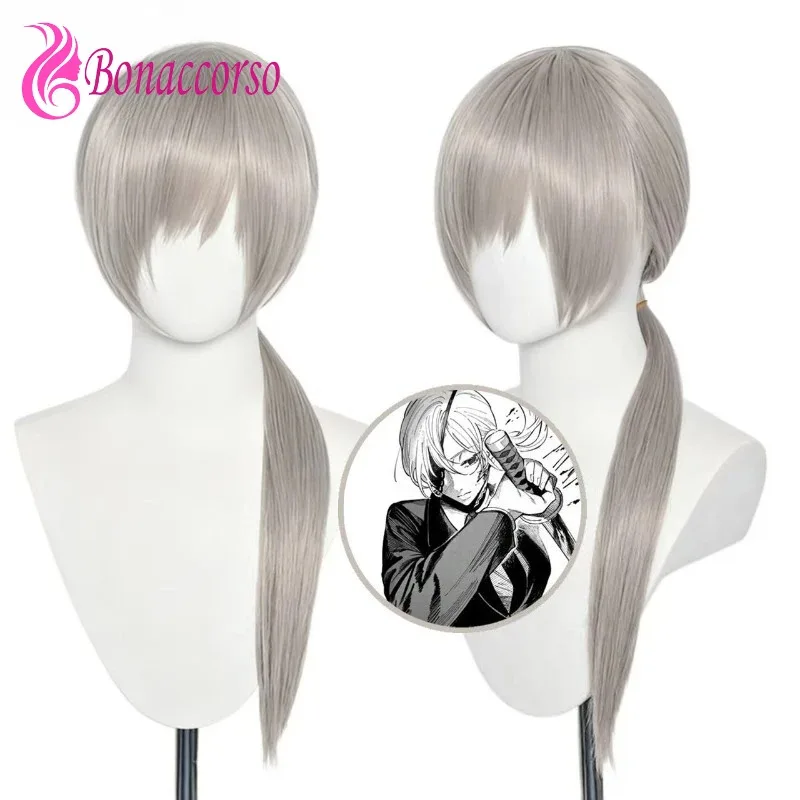 ABC123Quanxi Chainsaw Man Cosplay Synthetic Long Straight Wig Anime Coser Cute Girl Heat Resistant Fiber High Qx;3,f'6,h.7;j view 2
