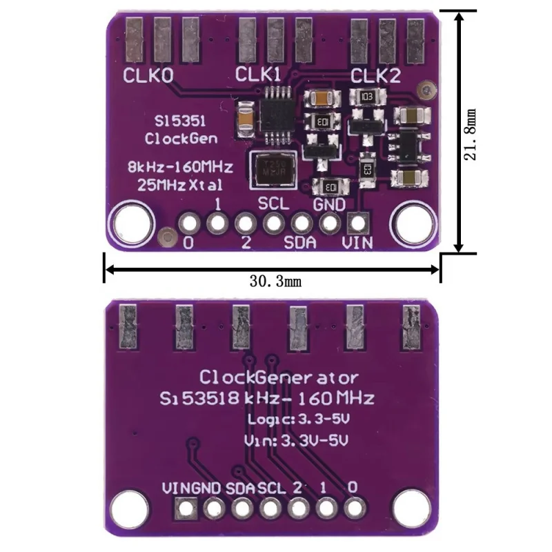 SI5351 High Frequency Signal Square Wave Frequency Generator Signal Generator 5351 Si5351A