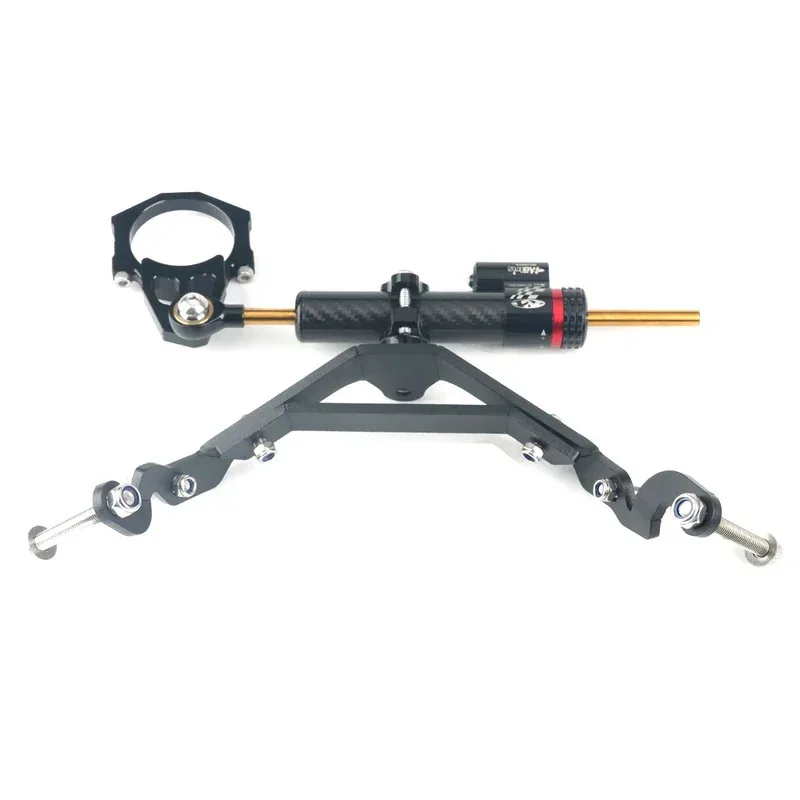 Kawasaki Z900RS 댐퍼 마운트 브래킷 지원 키트 2018 2019 2020-2022 용 섬유 탄소 스티어링 댐퍼 안정기 오토바이