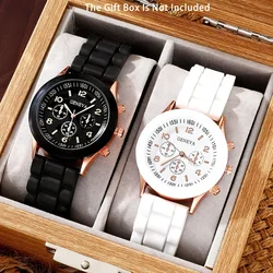 2pcs Minimalist And Fashionable Quartz Watches For Couples