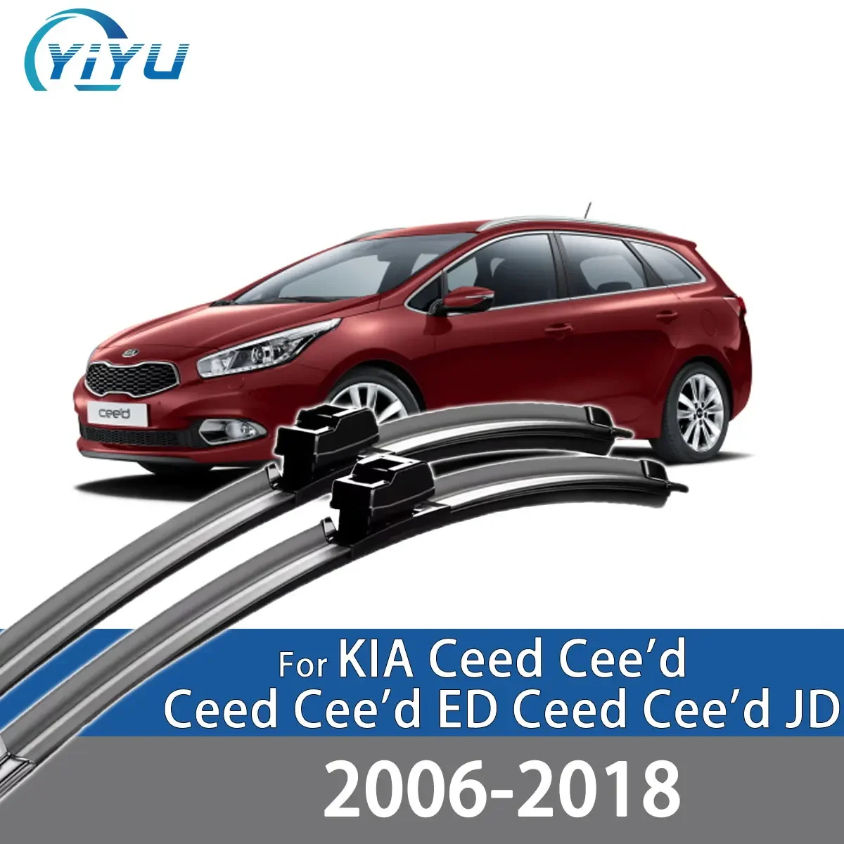 

2PCS Car Front Wiper Blades For KIA Ceed Cee'd Ceed Cee'd ED Ceed Cee'd JD 2006-2018 Windshield Windscreen Accessories