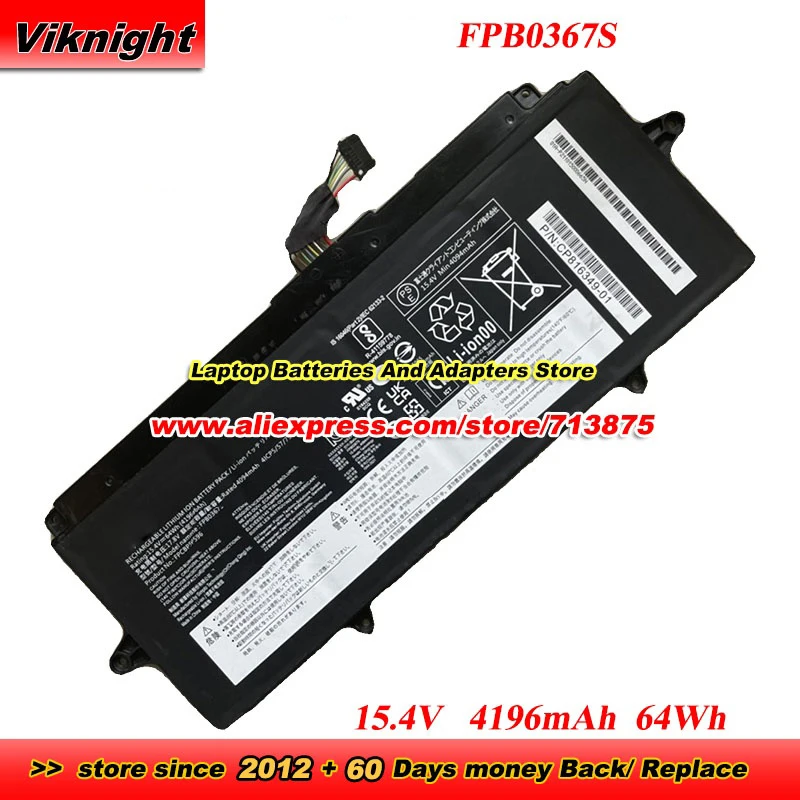 

Аккумулятор FPB0367S FPCBP596 4ICP5/57/79 CP816349-01 15.4V 4196mAh 64Wh для FMV UH-X 2022 2023 LifeBook U9312 U9313 U94/A WU-X UH90