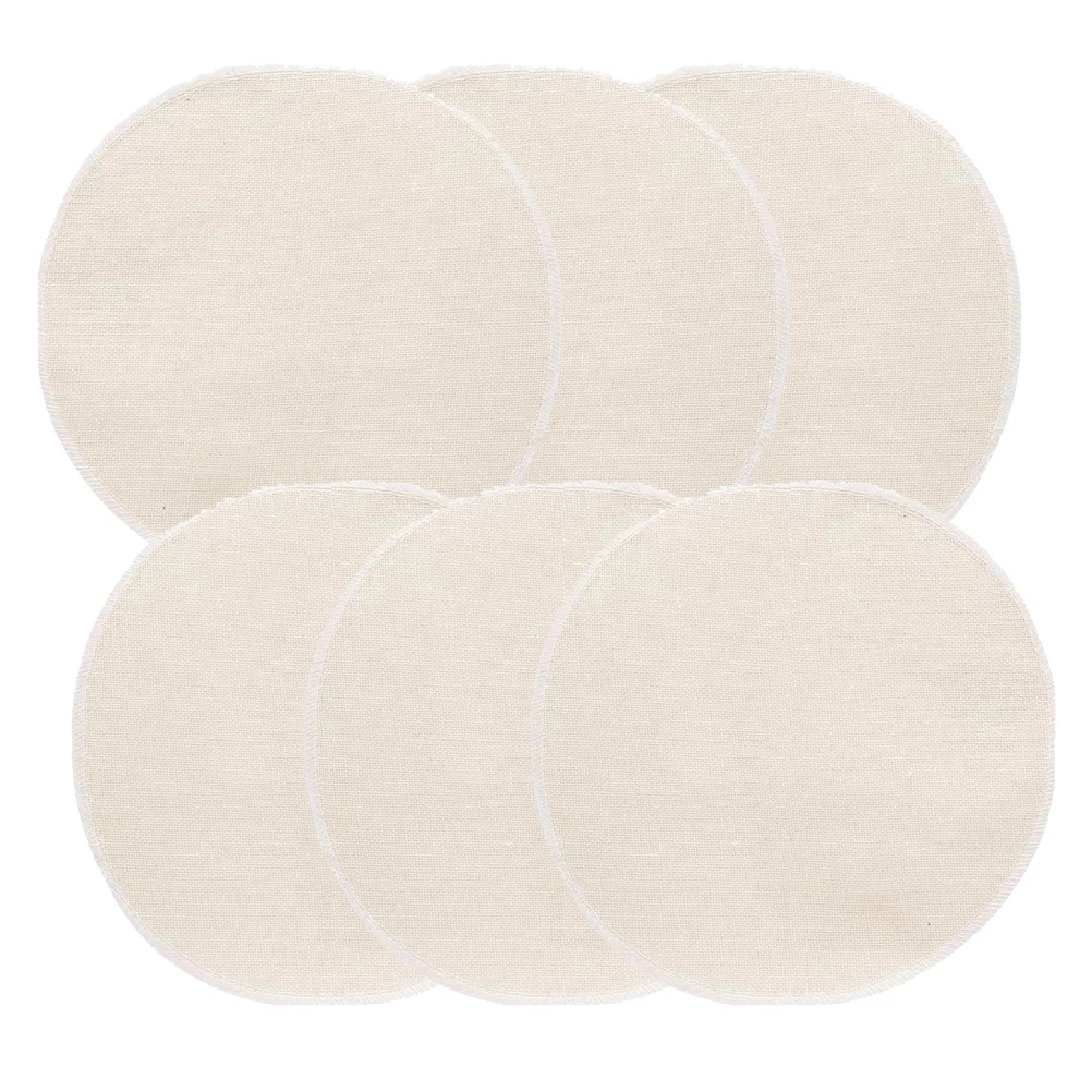 

10pcs Household Cotton Steamer Cloth Reusable Non-stick Cloth Round Steamed Bun Steamer Pads for Steaming Dumplings Buns (32cm)