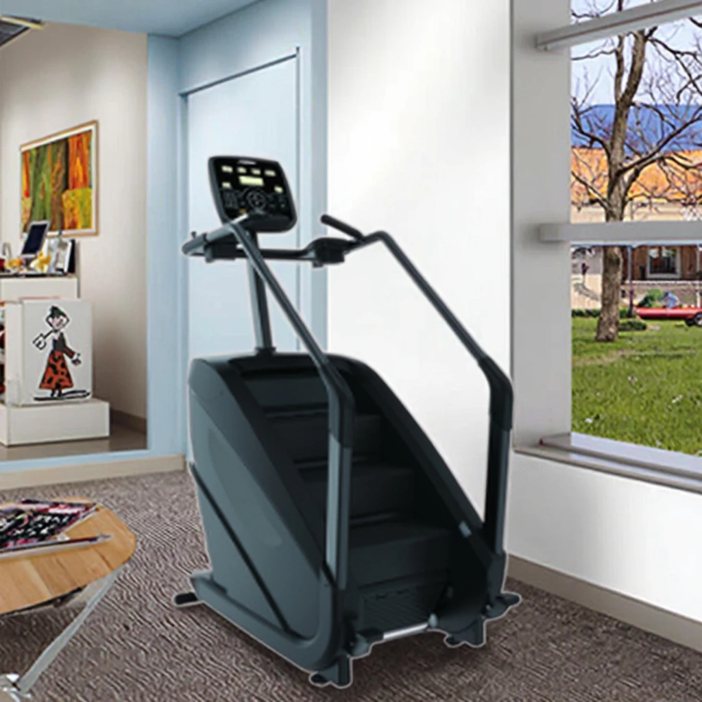 

【Hot】Home Gym Fitness Equipment Electric Stair Master for Aerobic Workout and Mountain Climbing Climbing Machine