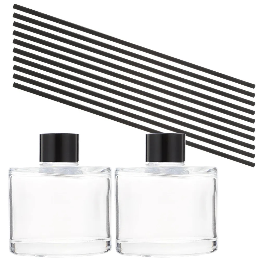 

Набор из 1 элегантного прозрачного стеклянного флакона-диффузора для парфюмерии, многоразовые бутылки для ароматических масел, для дома, офиса, спа-салона, декора