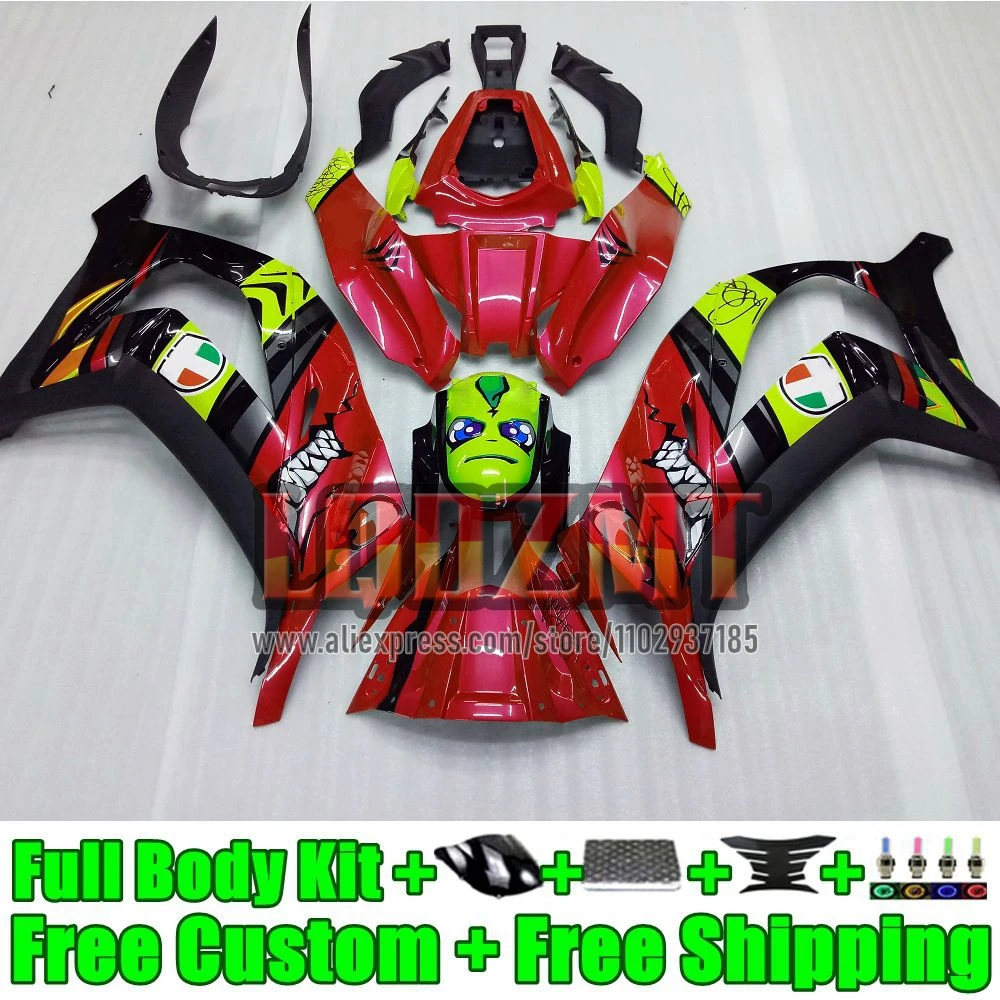 Injection Frame For KAWASAKI NINJA ZX 1000 10R 53No.136 ZX10R 2016 2017 2018 2019 2020 ZX-10R shark red 16 17 18 19 20 Fairing