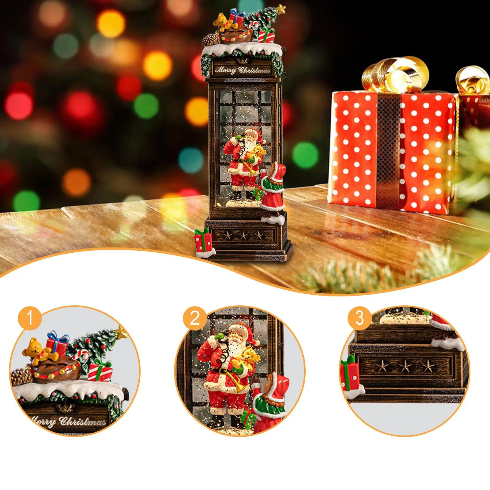 عيد الميلاد الموسيقية سنو غلوب عيد الميلاد الديكور لغرفة النوم عطلة مكتب #5