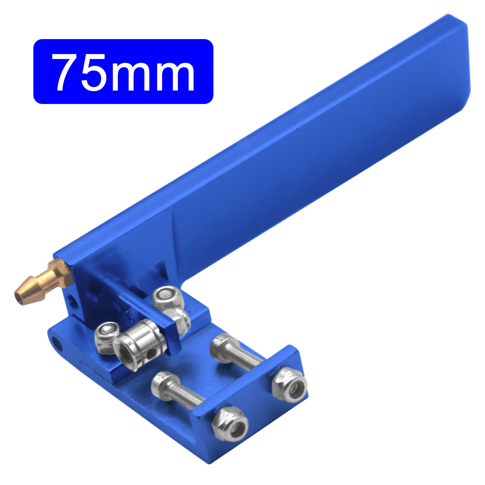 Aluminium RC Boot Roer met Water Pickup Zuigabsorberende Stuurinrichting voor Elektrische Gas Power Afstandsbediening RC Model Boot