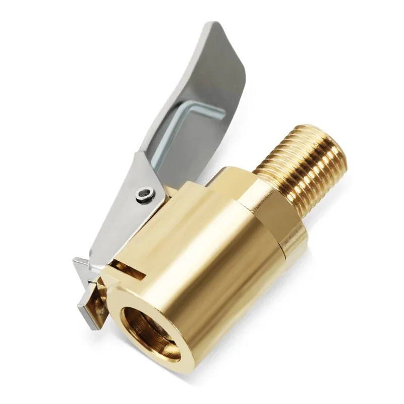 

Car Auto Brass 8mm Tyre Wheel Tire Air Chuck Inflator Pump Valve Clip Clamp Connector Adapter Car Accessories For Compressor