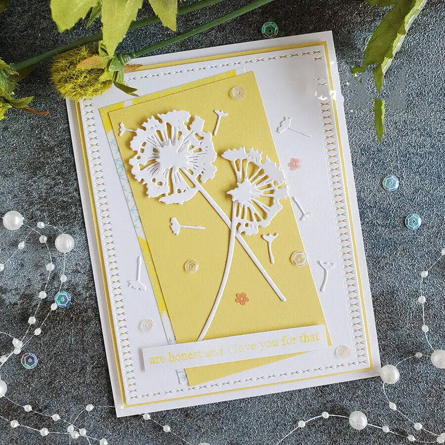 Flower Metal Cutting Dies Stencil Scrapbooking Diy Album Stamp Paper Card Embossing Decor Craft Knife Mould