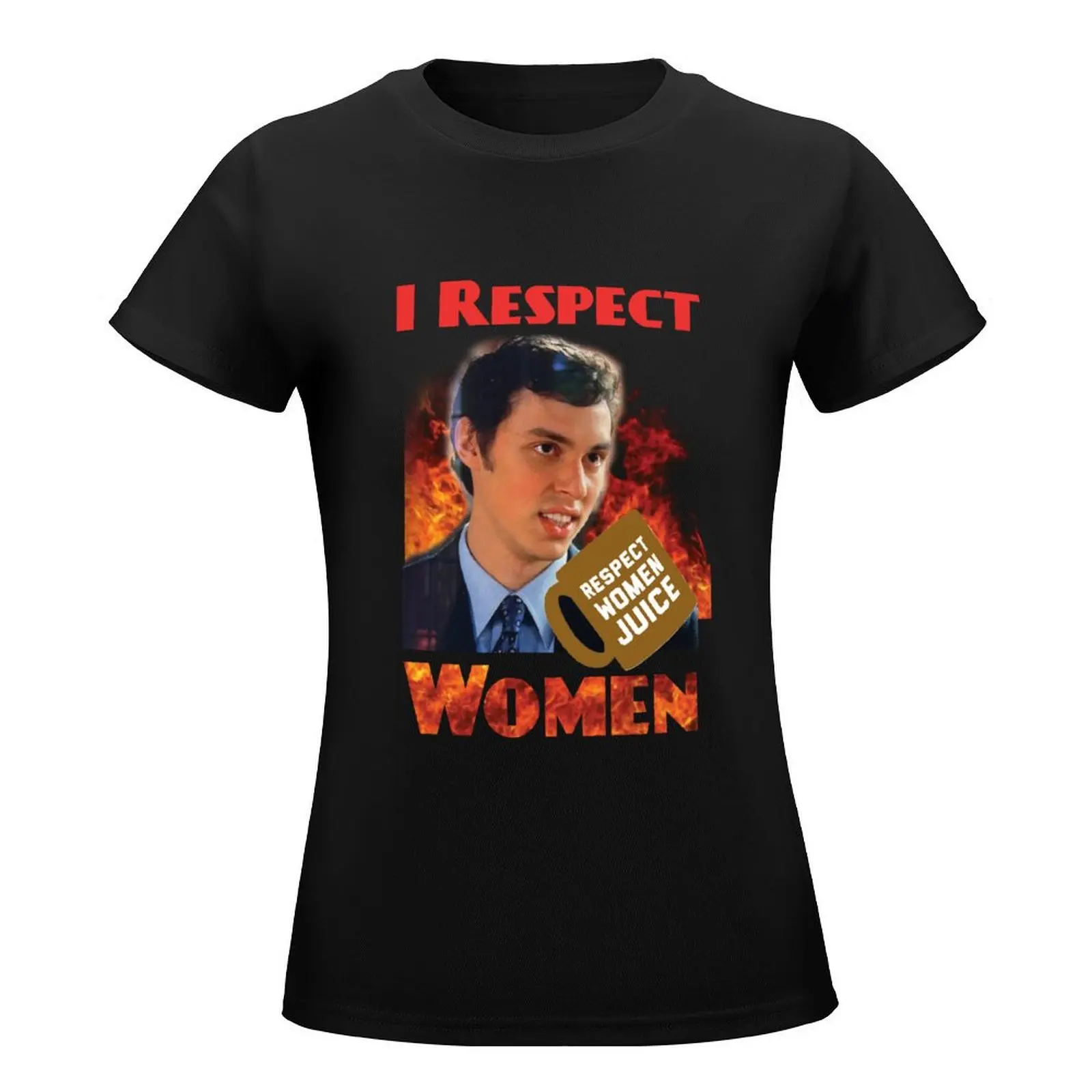 Lance Sweets respects women T-Shirt vintage clothes shirts graphic tees tees funnys black t-shirts for Women