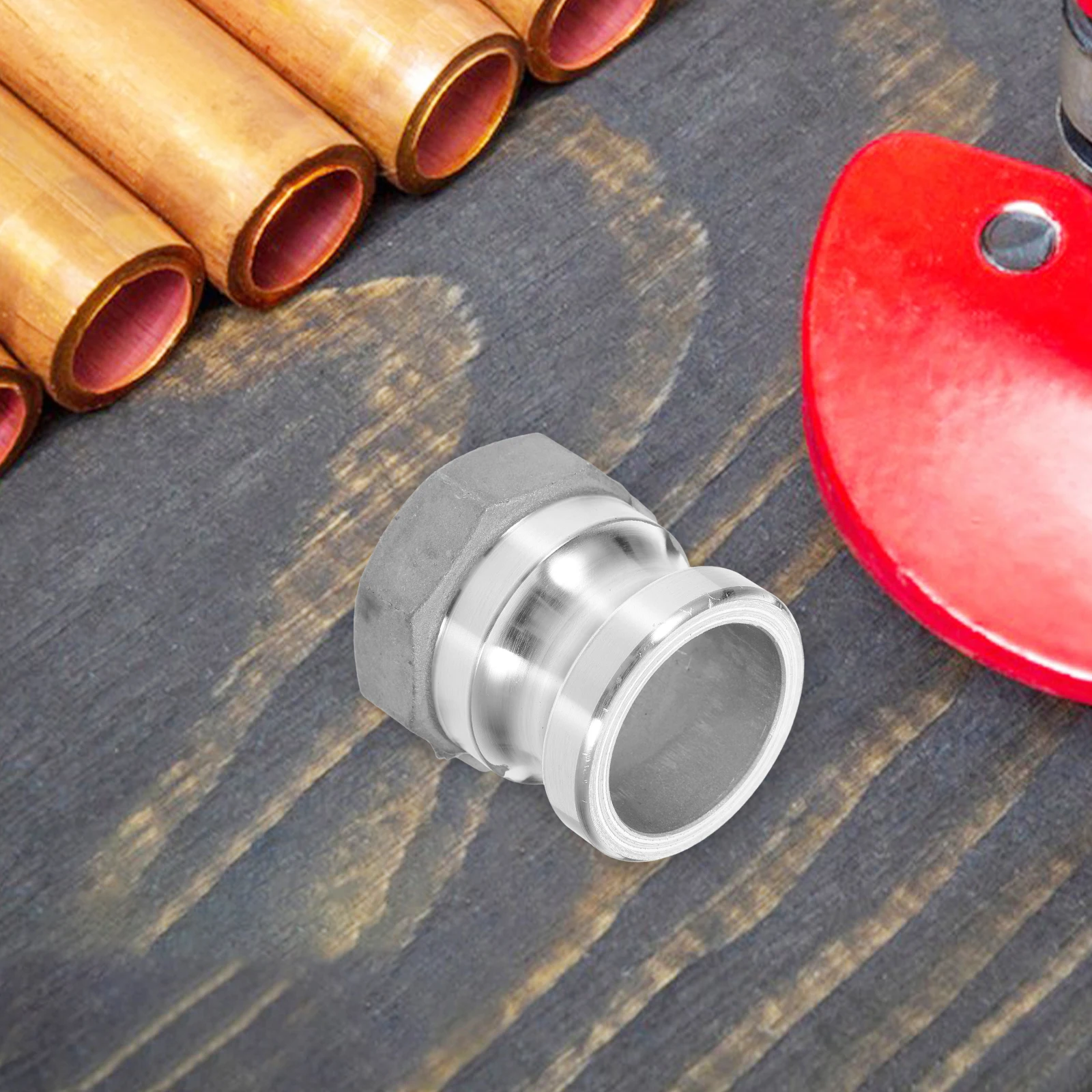 

Inner Thread Male End Fittings Stainless Steel Quick Connect Hose Couplings Leakproof Pipe Connectors Camlock Groove Fittings