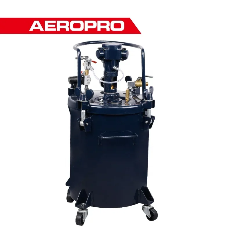 AEROPRO R8363A 20 Liter Multi-Color Painting Machine Paint Pressure Tank with Spray Gun Pneumatic Coating Tool for Wall