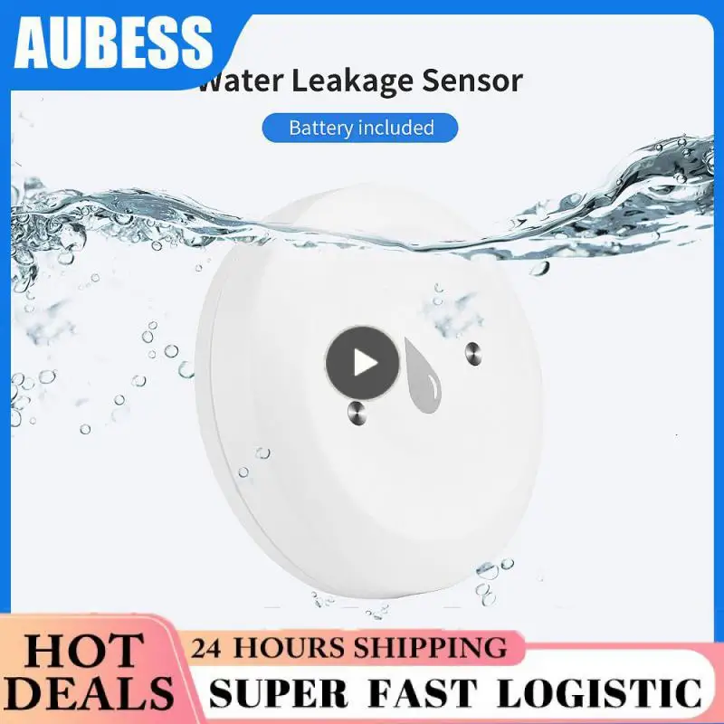 TUYA Water Leak Detector Flood Sensor Water Tank Full Water Linkage Alarm Smart Life APP Remote Monitoring Leakage Alarm