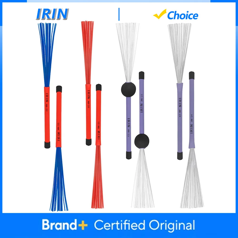 IRIN Cajon Drum Brush Drum Sticks Retractable Box Drum Brush Professional Drumsticks Percussion Instruments Parts & Accessories