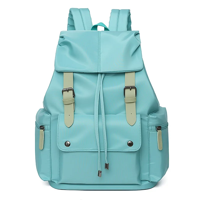 

Vintage Nylon Backpack Wear-resistant College Student Schoolbag Leisure Travel Fashion Computer Bundle Double Shoulder Backpack