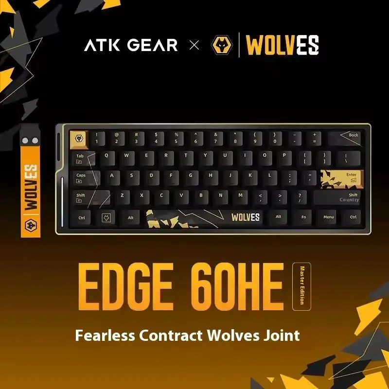 Atk Edge 60/63he لوحة مفاتيح التبديل المغناطيسي 8k معدل التجديف سبائك الألومنيوم مبادلة ساخنة Rgb Rt 0.01 مللي متر هدية مريحة لوحة مفاتيح الألعاب #1