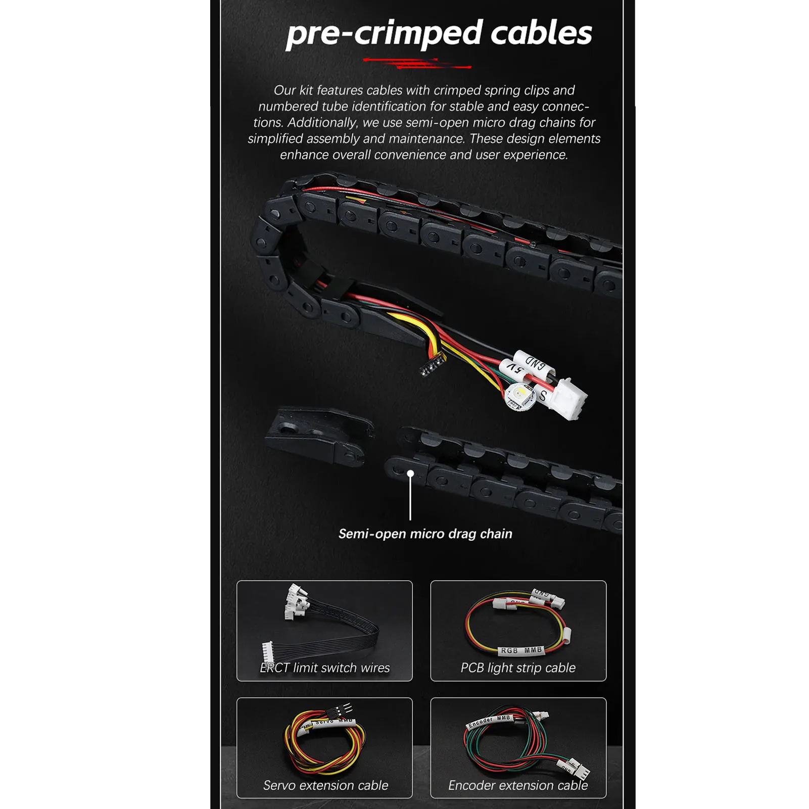 8-Farben ERCF ERCF ERCF Kit ERCF Kit 8-Farben-Druck Enrager Rabbit Carrot Feeder Multi-Material MMU Kit für Klipper 3D-Drucker