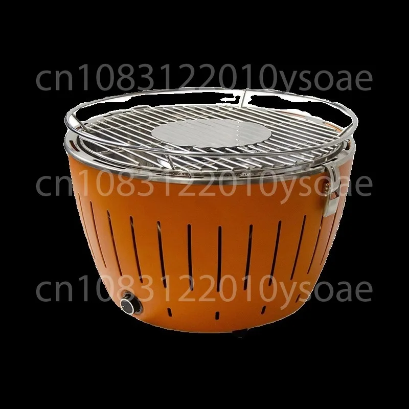 

Портативный внутренний вентилятор с бездымным и термостойким грилем для барбекю, угольным грилем, домашним грилем в виде лотоса, грилем для барбекю