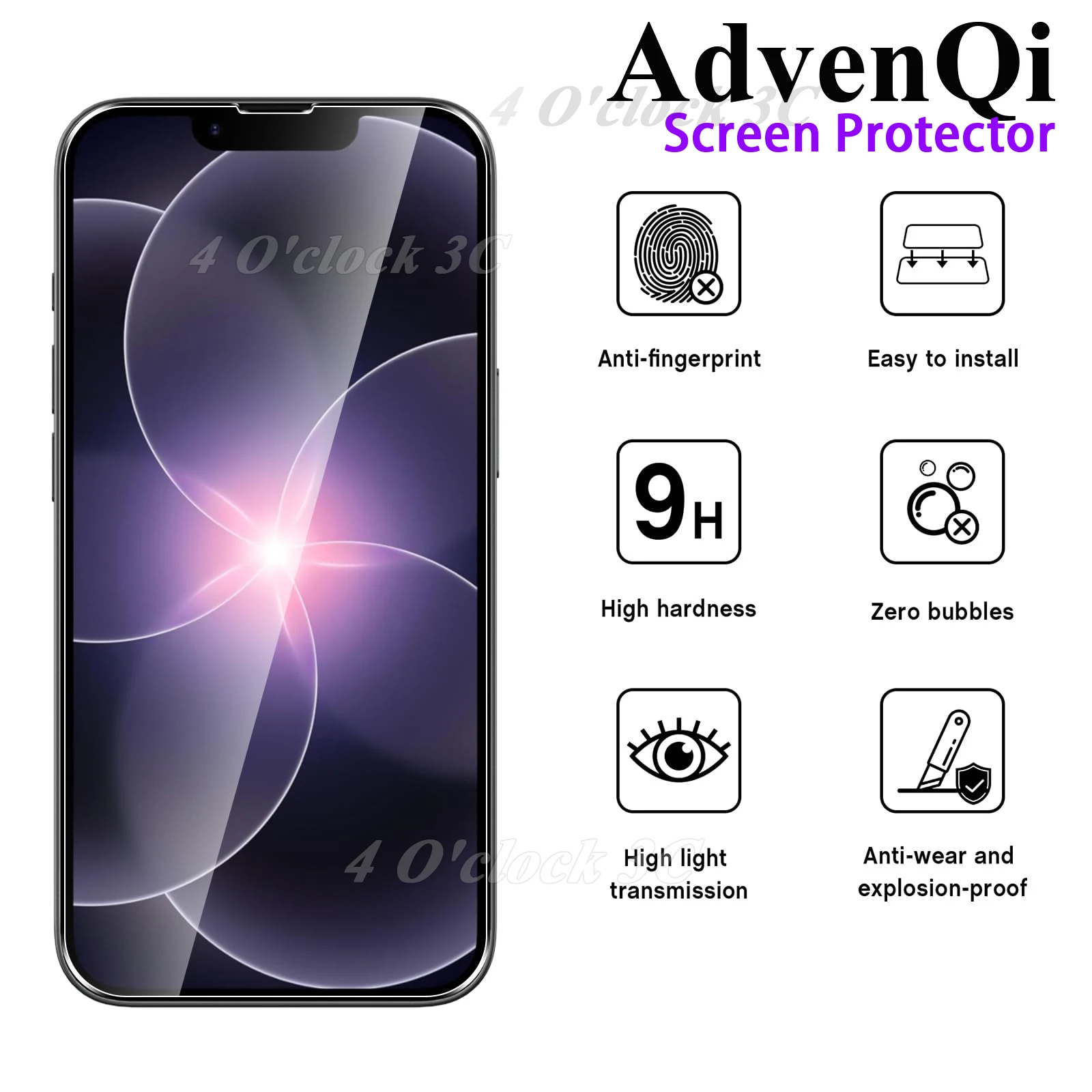 

Tempered Glass For iphone 17e 16e Screen Protector Crystal HD Clear 9H Protective Shockproof Case Friendly Design