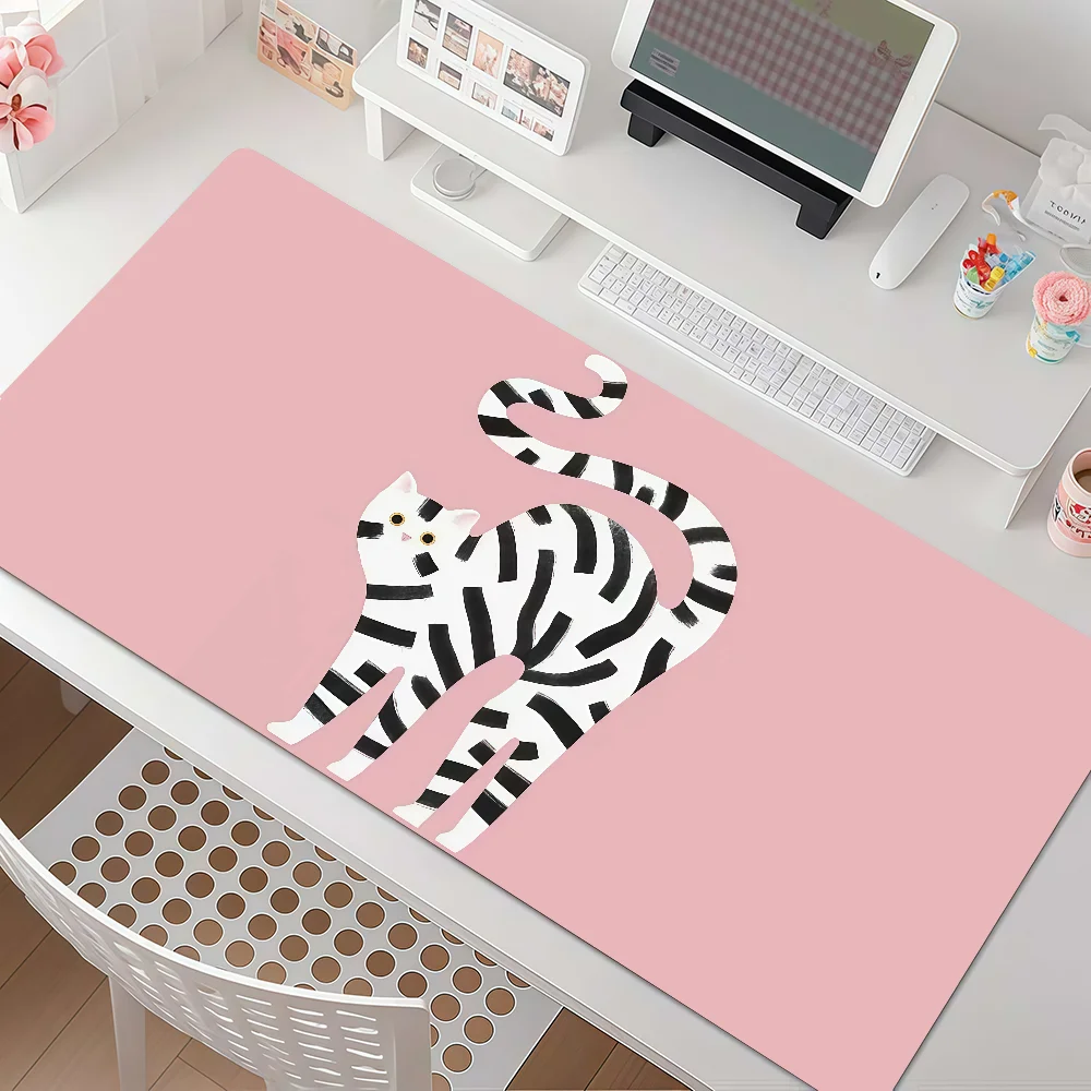 Nordic Animal Mouse Pad Anti Slip Rubber Edge Locked Thickened Laptop Gaming Desk Mat