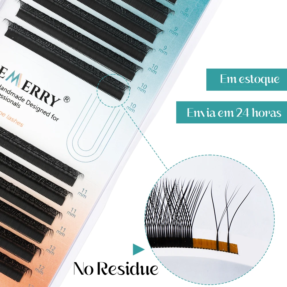 Gemerry YY Shaped Eyelash 3D 4D 5D Premade Fans Eyelash Extension W Shape Lashes Makeup