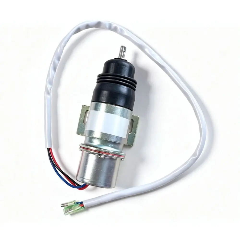 Replacement Fuel Shut Off Valve For JCB Excavator 24V 716 30097 1 81810 0520 Iron Material Engine Stop Solenoid Unit