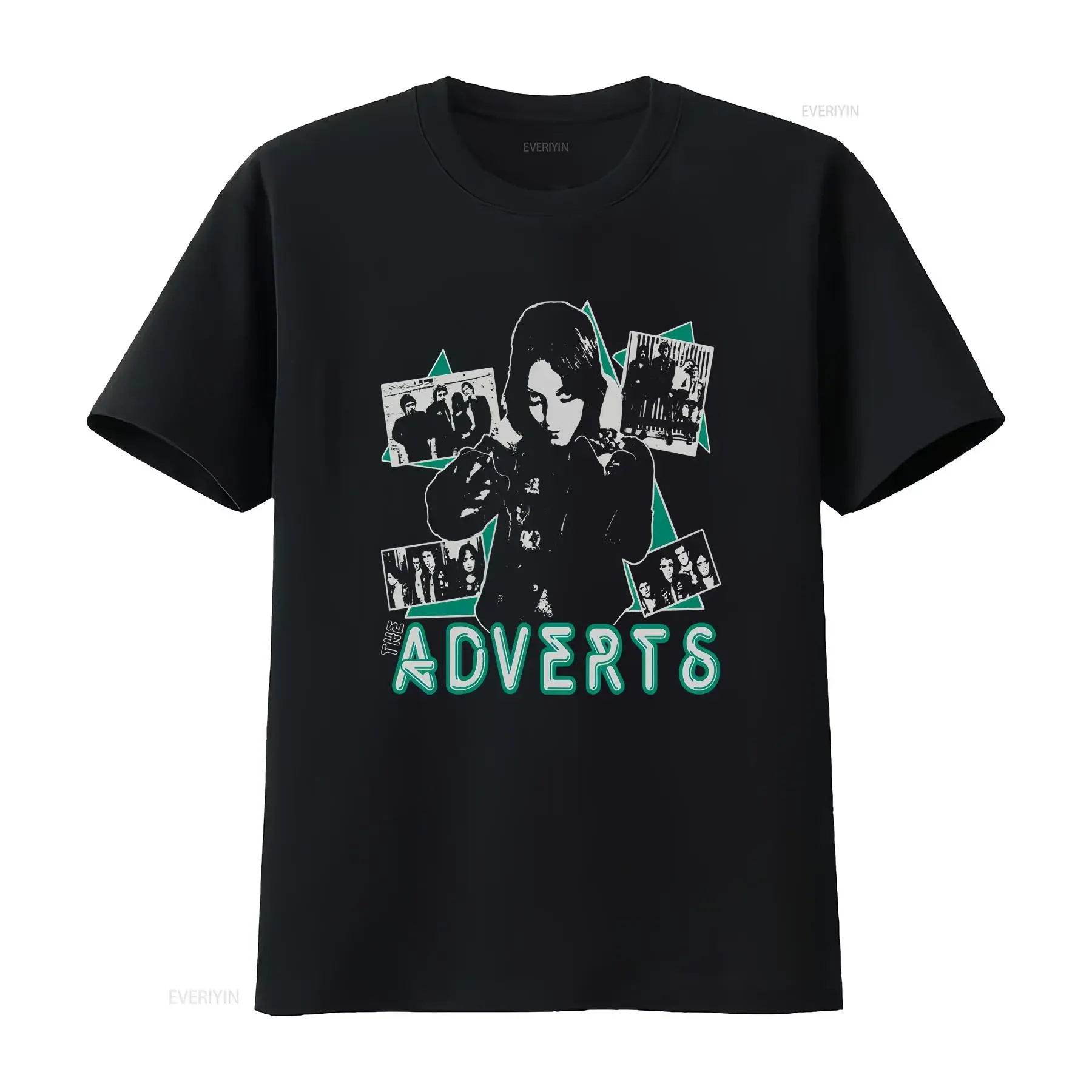 NEW TREND The Adverts Band Black All Size T Shirt FoR fAN BL342 vintage Washed Unisex Top For Everyday Wear Slightly