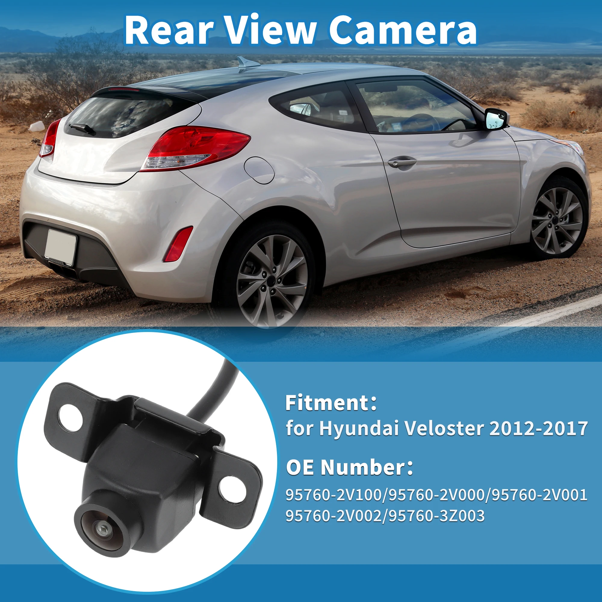 

Резервная камера заднего вида UXCELL с системой помощи при парке 95760-2V100 для Hyundai Veloster 2012-2017