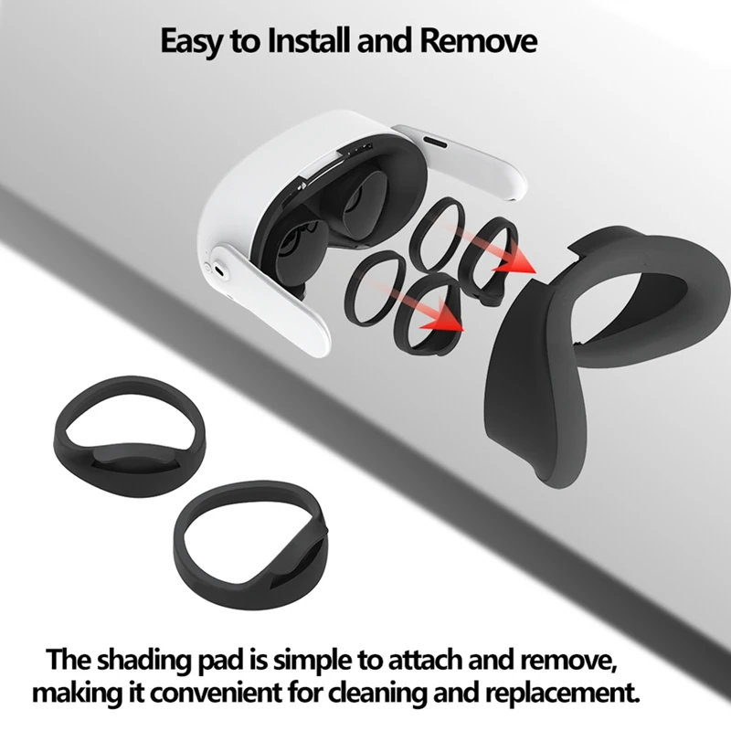 Protecteur d'objectif VR pour Meta Quest 3S, cadre d'objectif VR, accessoires de lunettes