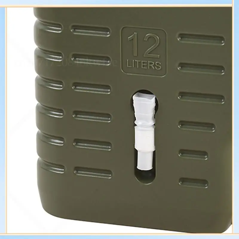 

-A60I 2X Контейнер для воды для кемпинга с патрубком, ведро для воды Портативный резервуар для воды для пеших прогулок, пикника, барбекю, аварийный кувшин для воды 12 л