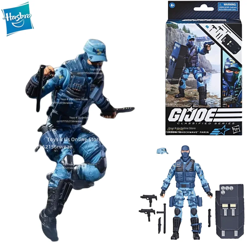

IN STOCK Hasbro G.I. Joe Classified Series #105 Jason Shockwave Faria 6-Inch Action Figures with 9 Accessories Gift