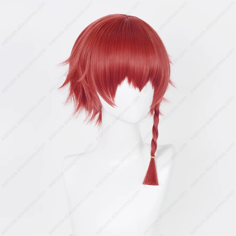 Anime Kurona Ranze Cosplay Pruik 38Cm Gevlochten Korte Pruiken Hittebestendig Synthetisch Haar Halloween Feest