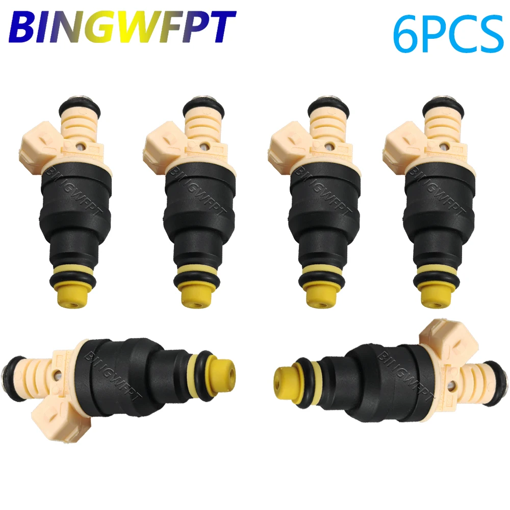6PCS Fuel Injector Nozzle For BMW K75 K75T K75C K75 K1100 K1200 0280150210 0280150716 0280150211 0280150941 0280150522