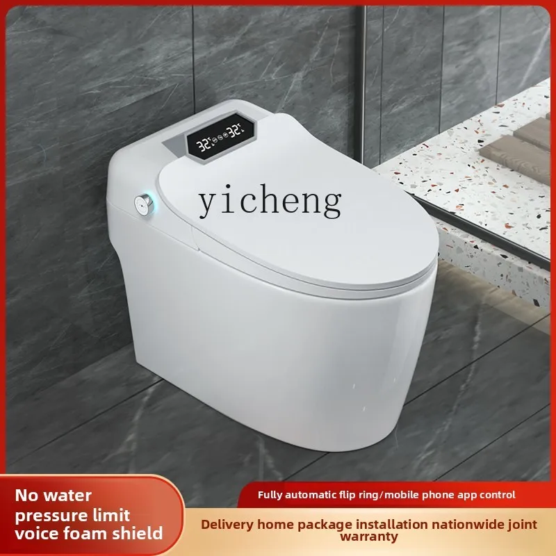 

smart toilet automatic flip for household without water pressure requirements Electric integrated type