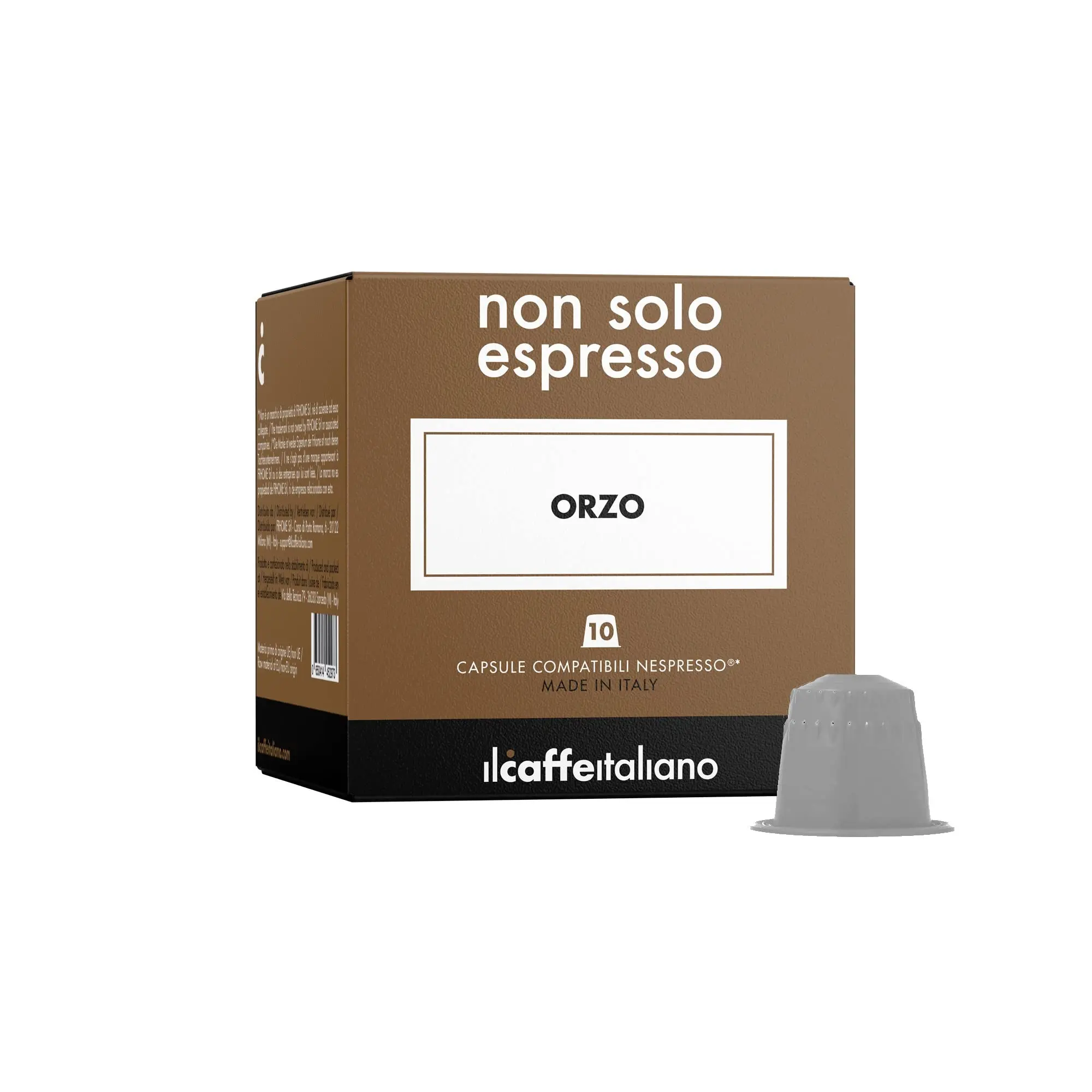 80 Capsules de café italien à l'orge compatibles Nespresso ®
