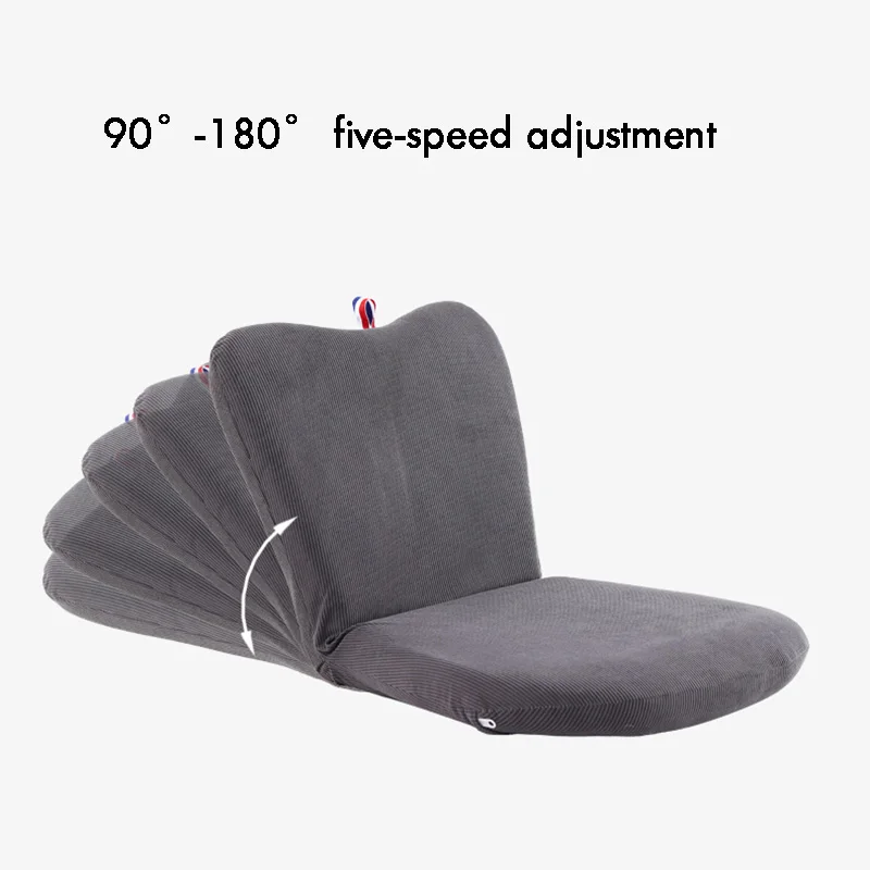 Foldable Tatami Lazy Back Chair Small Sofa for Bed Balcony Bay Window Leisure Sitting Chair Home Comfortable Seating