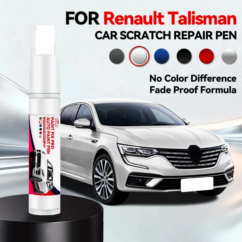 

Ручка-корректор для ремонта лакокрасочного покрытия автомобиля Renault Talisman, средство для удаления царапин, аксессуары для авто, цвета: жемчужно-белый QXA, черный, серебристый KXC, синий.