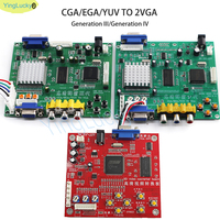Genuine GBS8200 Arcade RGB/CGA/EGA/YUV To VGA LCD HD Video Signal Converter Board Green PCB NEO GEO Arcade Game Machine