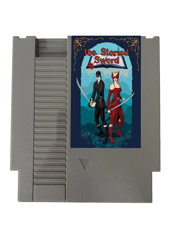 The Storied Sword - خرطوشة ألعاب NES جديدة تمامًا إصدار NTSC/PAL 8 بت 72 Pin بطاقة ألعاب الفيديو لوحدة تحكم ألعاب NES الأصلية