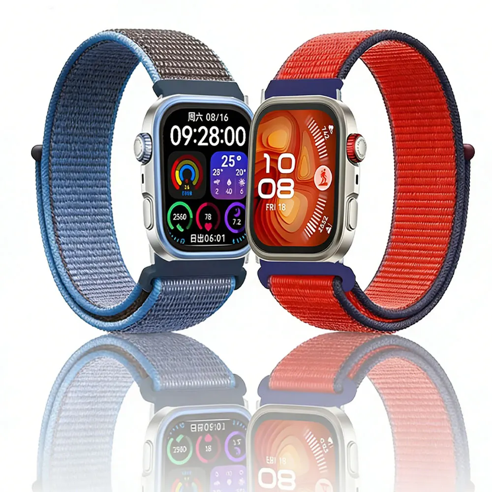 Nylon-Schlaufenarmband für Huawei Watch Fit 4 Pro, Armbandzubehör, atmungsaktives Sport-Offizielles Armband, Correas für Huawei Watch Fit 4/3