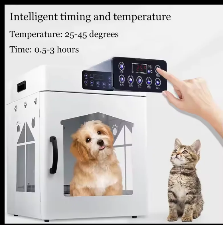 Full-Automatic Intelligent Pet Dryer For Small, Medium, And Large Dogs Post-Bath Drying, Suitable For Dog & Cat Pet Drying Room