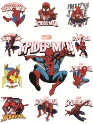 Popularny Spider Man Iron on patches DIY Szycie dla dzieci Flex fusible transfer naklejki winylowe