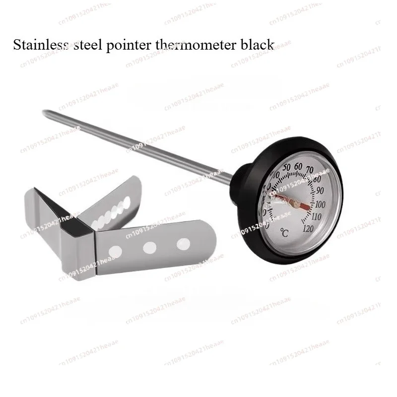 Suitable for Stainless Steel Thermometer  Coffee Thermometer Digital Display Thermometer Hanging Milk Pointer